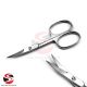 Professional Nail Cuticle Scissor Curved Point Manicure Pedicure Beauty Tools | Stainless Steel