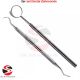 „2er Set Dental Instrumente – Zahnsonde, Mundspiegel & Explorer 23/17-A“