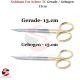 „Dentalchirurgische Schere Goldman Fox Gerades/Gebogenes Instrument zur chirurgischen Zahnvorbereitung“