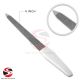 Professional Nail File Dual Sided Metal Manicure Pedicure Nail Dresser 4