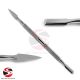 Cuticle Nail Art Pusher CT-01 Manicure Removal Scraper Gouge Skin Care Tools | Stainless Steel