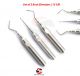 Set of 3 Dental Implant Root Elevators | 15 CM