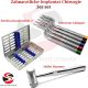 SLITETECH® 7-tlg. Osteotom Set gewinkelt & konvex – Sinuslift Heber Zahnarzt Chirurgie