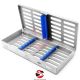 Sterilisationsbehälter Kassette 7 Instrumente Aufbewahrung Sterilcontainer Tray