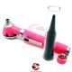 ENT Otoskop Ear Scope Otoskop mit LED Licht Speculum Tips Größe HNO Rosa