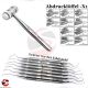 „Dental Implantat Hammer + Gracey + Abdrucklöffel + Laborzange – 7-tlg. Set aus Edelstahl“