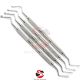 Surgical Bone Curettes Lucas | 4 Pcs