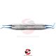 2er Set Periotome Chirurgie Zahnextraktion Würzelheber Implant PT1 Und PT2 Blau