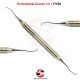 7 Gracey Set Heber Kürette Instrumente Dental Zahnsonde Hohlgriff Periodontal
