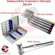 SLITETECH® 7-tlg. Osteotom Set gewinkelt & konvex – Sinuslift Heber Zahnarzt Chirurgie